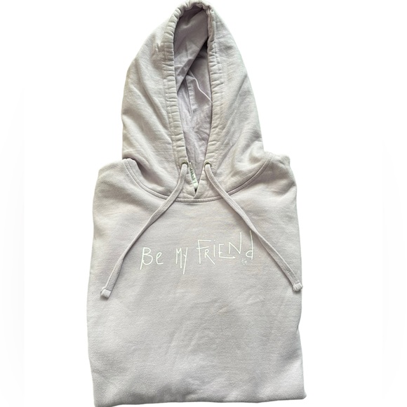 Jordan Fisher Tops - Be My Friend Hoodie Sweatshirt - L